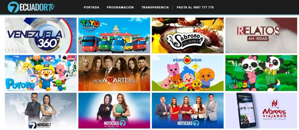 ver canales ecuatorianos en vivo