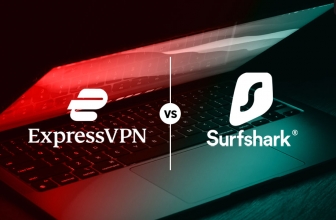 Comparación de ExpressVPN y Surfshark VPN 2025
