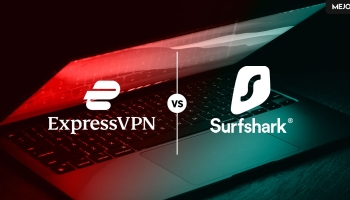 Comparación de ExpressVPN y Surfshark VPN 2026
